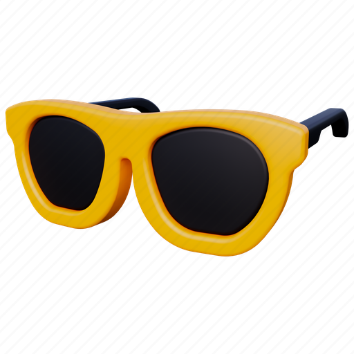 Glasses, summer, holiday, fashion, vacation, travel, eye 3D illustration - Download on Iconfinder