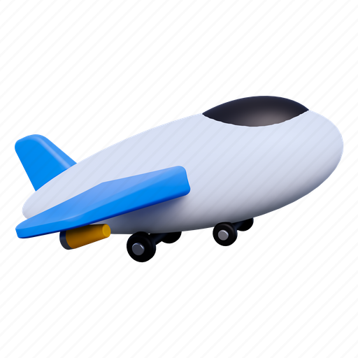 Aircarft, holiday, travel, summer, vehicle, vacation, transport 3D illustration - Download on Iconfinder