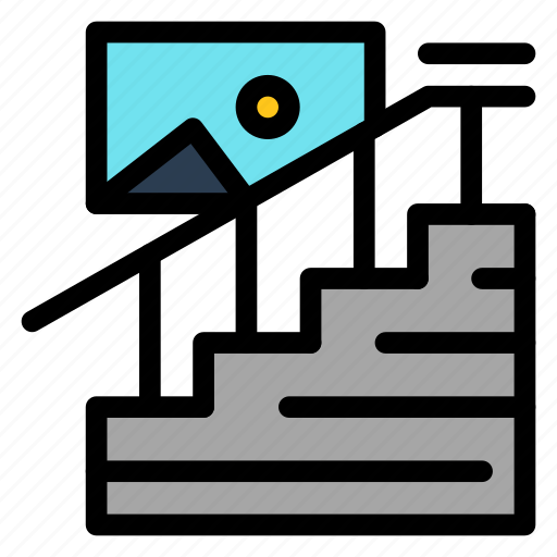 Draft, draw, house, stairs icon - Download on Iconfinder