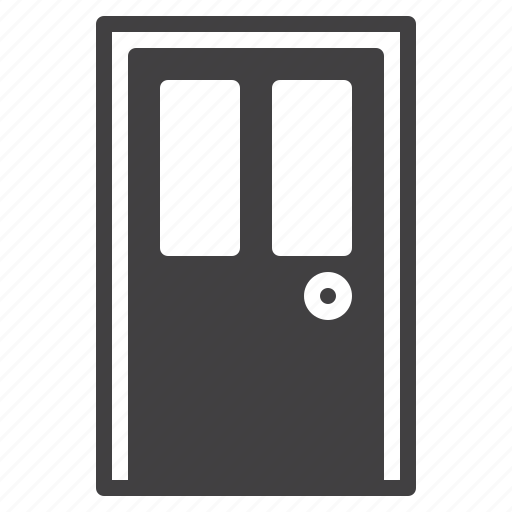 Exit, frame, door, handle icon - Download on Iconfinder