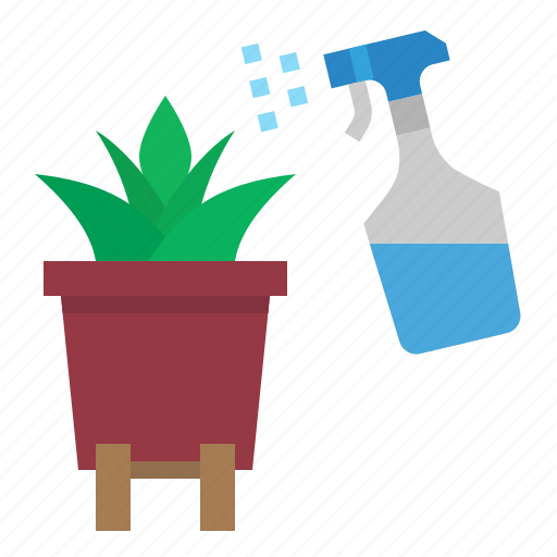 Watering, plant, spary, bottle, pot icon - Download on Iconfinder