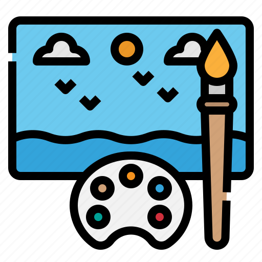 Paint, picture, drawing, art, brush icon - Download on Iconfinder