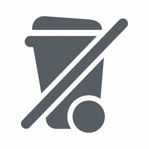 Discard, do, dumpster, garbage, not, trash, waste icon - Download on Iconfinder