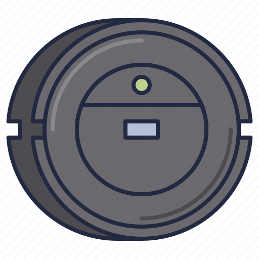 Cleaner, robotic, roomba, vacuum icon - Download on Iconfinder