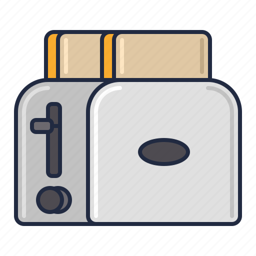 Bread, food, toast, toaster icon - Download on Iconfinder