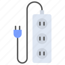 extension, plug, electric, cord, outlet 