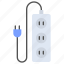 extension, plug, electric, cord, outlet 