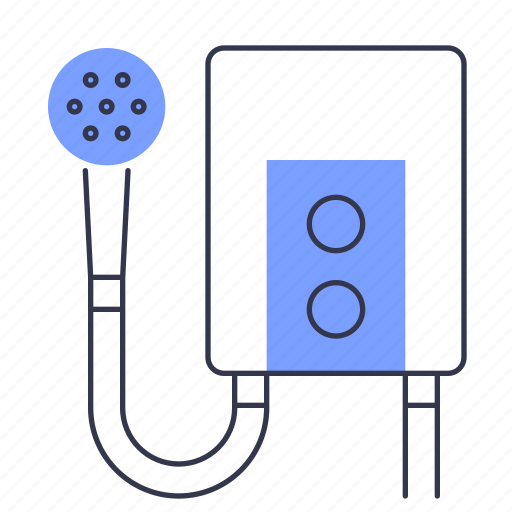 Shower, bathroom, water, heater, electric icon - Download on Iconfinder