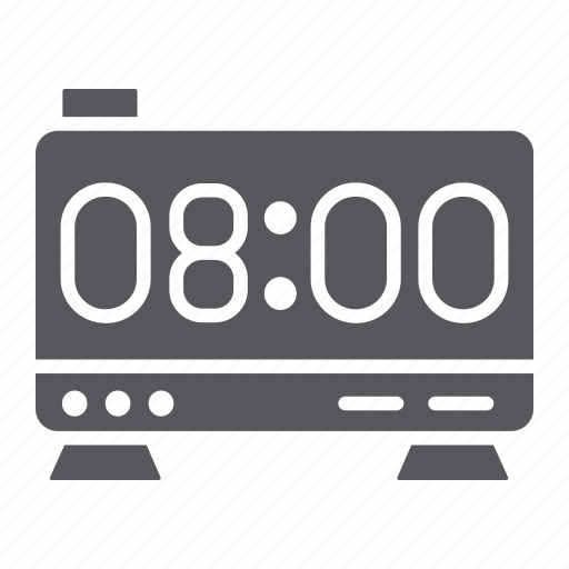 Alarm, clock, digital, electronic, hour, minute, morning icon - Download on Iconfinder