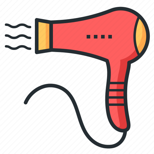 Home, bathroom, appliances, hair dryer icon - Download on Iconfinder