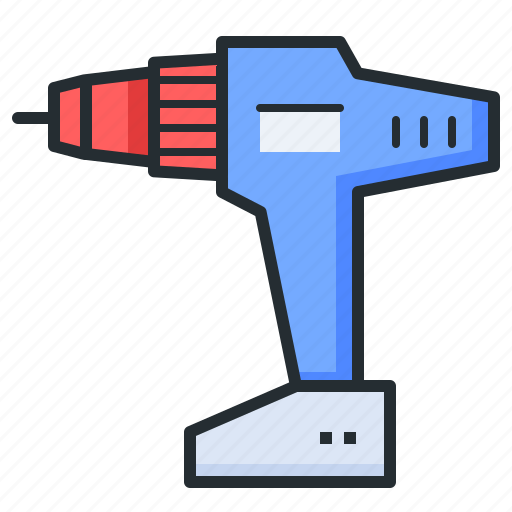 House, tool, repair, hand drill icon - Download on Iconfinder