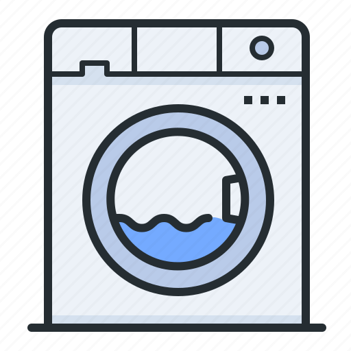 House, cleaning, bathroom, washing machine icon - Download on Iconfinder