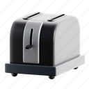 toaster, household, home, appliances, kitchen 
