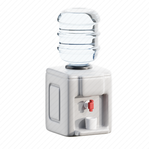 Household, home, appliances, kitchen, water dispenser 3D illustration - Download on Iconfinder