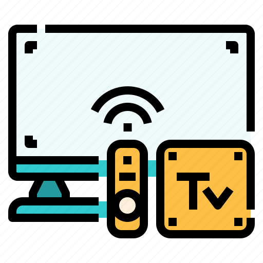 Control, electronic, remote, smart tv, technology, television, tv icon - Download on Iconfinder