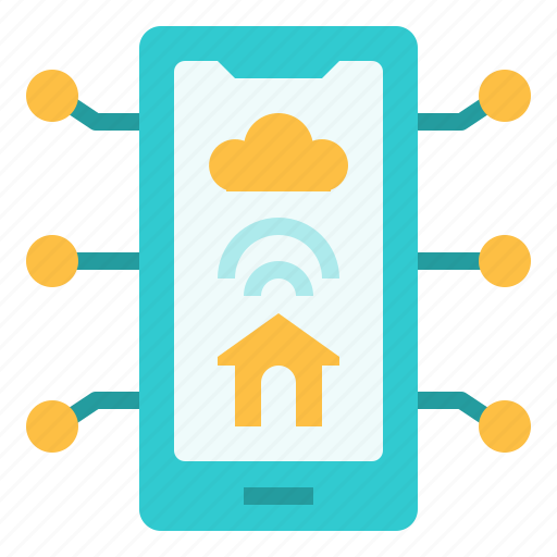 Automation, device, home automation, home control, smartphone, wireless icon - Download on Iconfinder