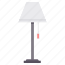 lamp, decor, furniture, light, table