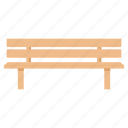 bench, furniture, garden, wooden