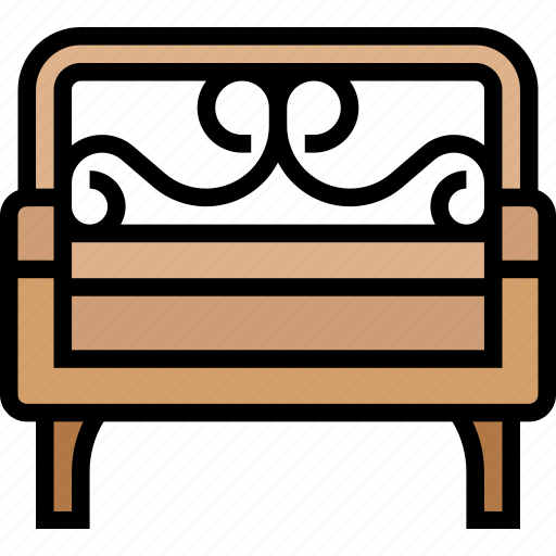 Bench, sitting, garden, exterior, furniture icon - Download on Iconfinder