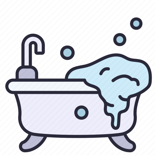 Bathtub, bathroom, modern, interior, shower icon - Download on Iconfinder