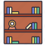 bookshelf, shelf, book, education, interior 