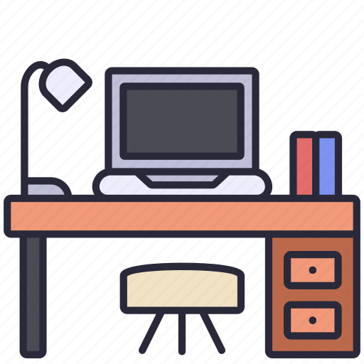 Computer, desktop, office, table, desk icon - Download on Iconfinder
