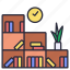 education, interior, bookshelf, shelf, book 