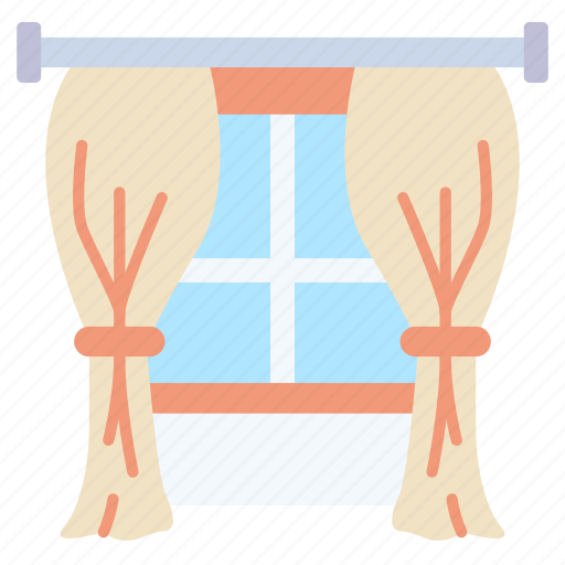 Curtain, fabric, stage, interior, decoration icon - Download on Iconfinder