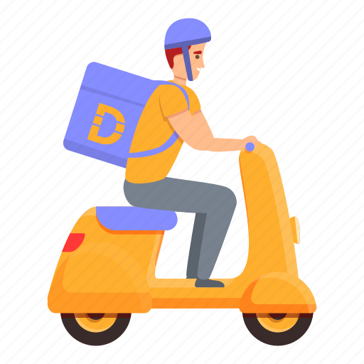 Scooter, home, delivery icon - Download on Iconfinder