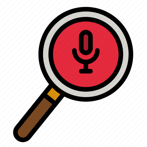 Voice, search, podcast, audio, glass icon - Download on Iconfinder