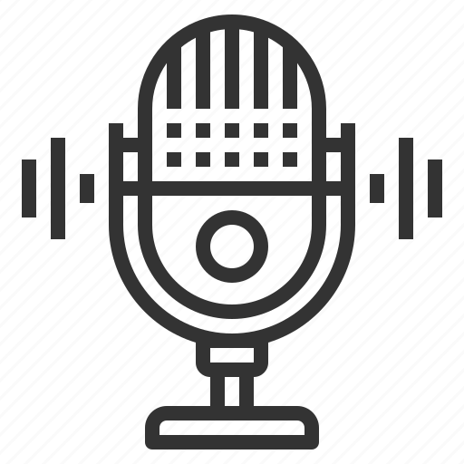 Microphone, device, gadget, studio, technology, sound, voice icon - Download on Iconfinder