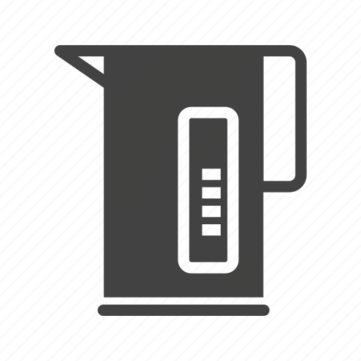 Electric, hot, kettle, modern, power, tea, water icon - Download on Iconfinder