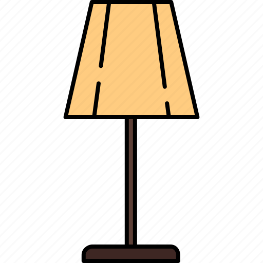 Equipment, home, lamp, light, lighting, standing icon - Download on Iconfinder