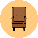 chair, fabric, furniture, home, lean, leather 