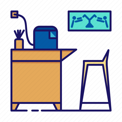 Decoration, dining, furniture, home, sofa, table icon - Download on Iconfinder