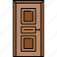 door, furniture, padded, wooden 