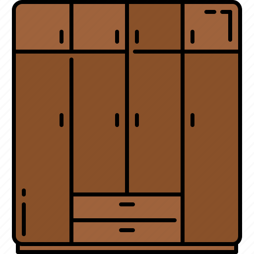 Closet, doors, furniture, large, wooden icon - Download on Iconfinder