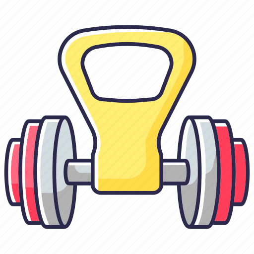Gym equipment, kettlebell handle, kettlebell handle icon, training icon - Download on Iconfinder