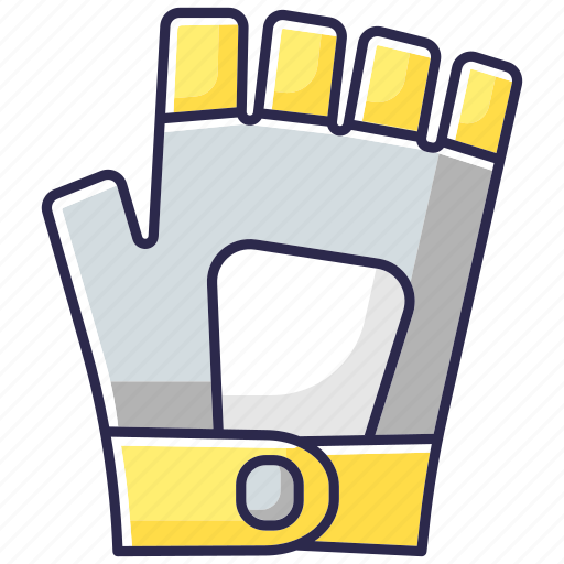 Glove icon, gym gloves, sportswear, weight training icon - Download on Iconfinder