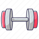 dumbbell, dumbbell icon, gym equipment, workout
