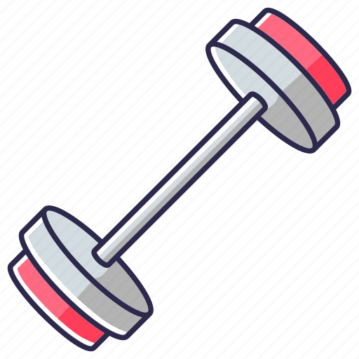 Barbell, barbell icon, dumbbell, gym equipment icon - Download on Iconfinder