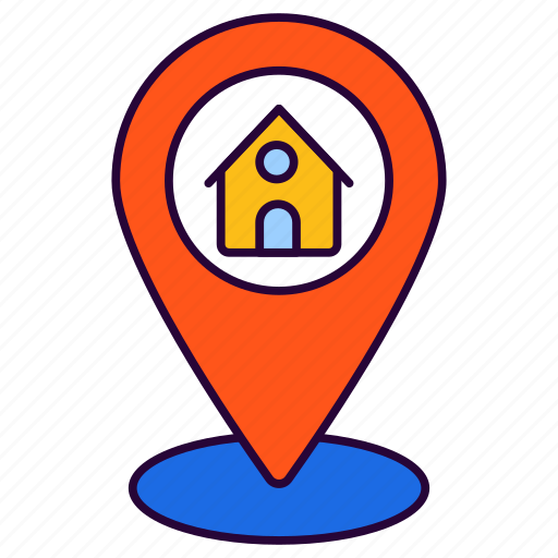 Home, house, location, marker, pin icon - Download on Iconfinder