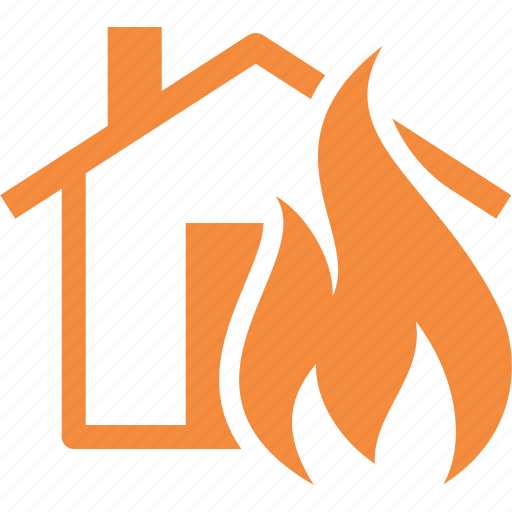 Fire insurance, home insurance, house icon - Download on Iconfinder
