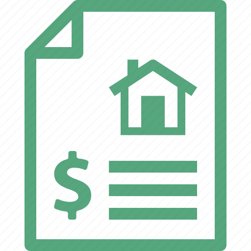 Home insurance, insurance policy, mortgage loan, rent contract icon - Download on Iconfinder