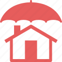 home insurance, home protection, house, umbrella