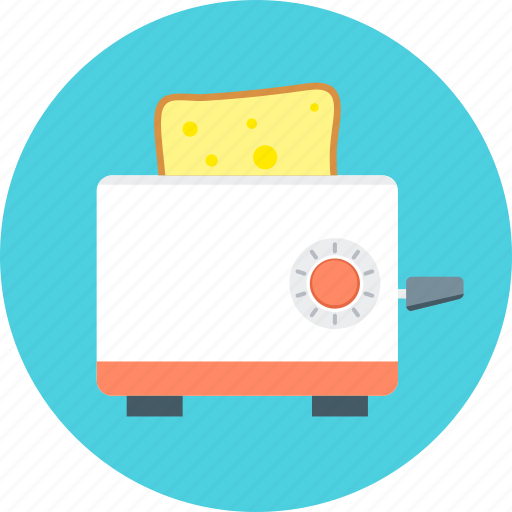 Toaster, bread cooking, cook, equipment, food, kitchen, kitchen appliances icon - Download on Iconfinder