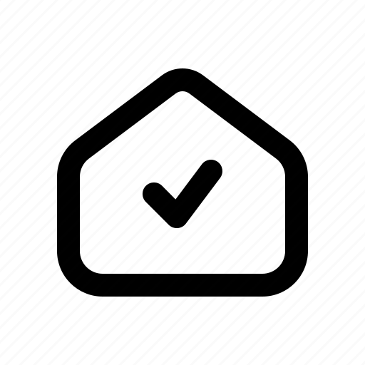 Check, home, check mark, house icon - Download on Iconfinder