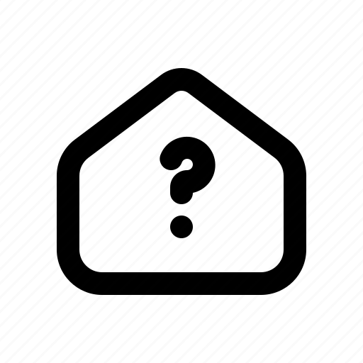 House, mark, home, question icon - Download on Iconfinder