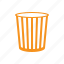 basket, bin, belongings, trash 