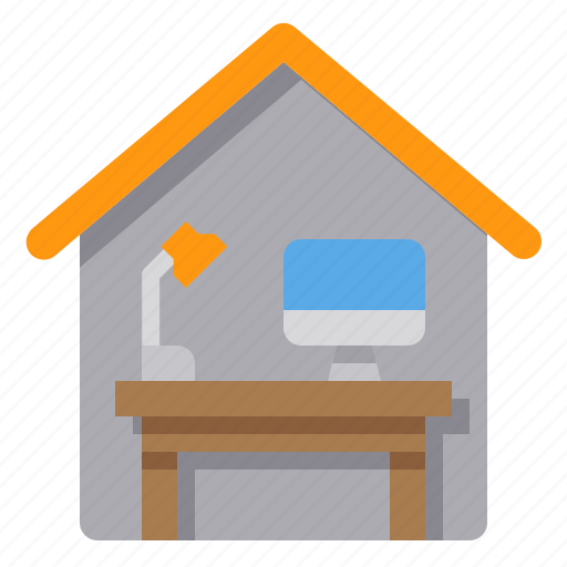 At, desk, home, office, station, work, working icon - Download on Iconfinder
